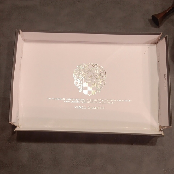 NIB! Vince Camuto Brown Suede Heels - Rootbeer /vc-Kamerna 10M - Picture 7 of 8